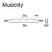 Dimensions of musiclily basic 42mm curved bottom slotted bone bass nut for 4 string precision jazz bass guitar 42x3 2x4 8 4 6mm mx0734 2