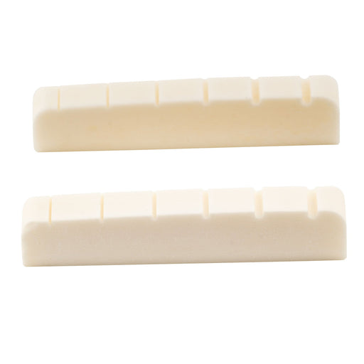 musiclily basic 43mm flat bottom slotted guitar bone string nut for 6 string electric guitar 43x6x8 5mm mx0735 2