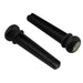 musiclily pro slotted bone ebony acoustic guitar bridge pins mx0736 6p, 6 pcs