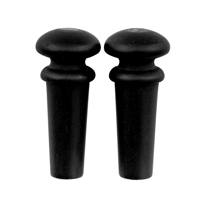 musiclily pro slotted ebony acoustic guitar endpin mx0748 2p, 2 pcs
