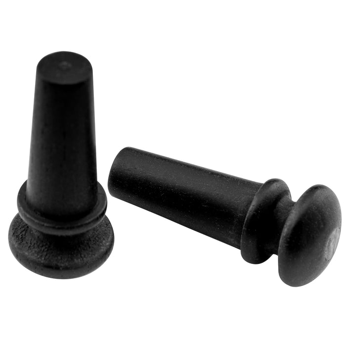 Musiclily Pro Schlitz Ebenholz Akustikgitarre Endpin, Set von 2 