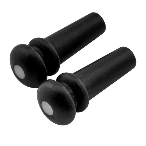 musiclily pro slotted ebony acoustic guitar endpin mx0748 2p, 2 pcs