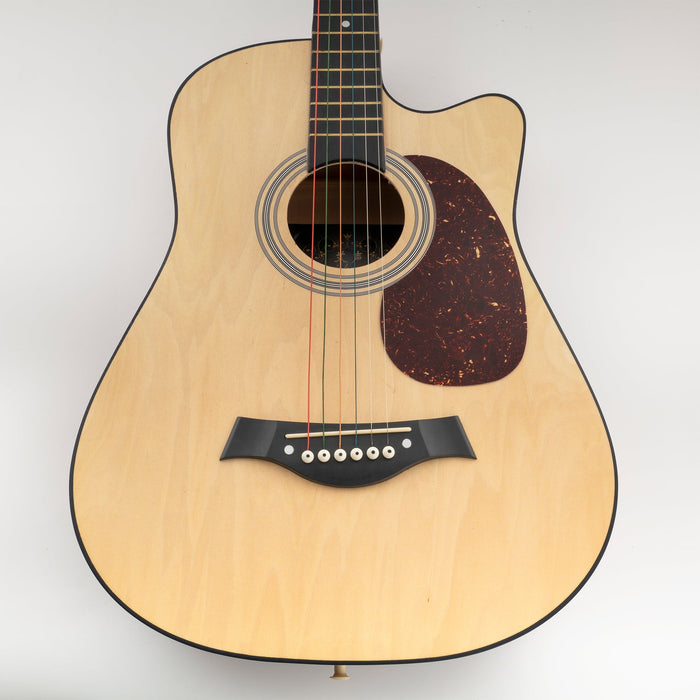 Musiclily Pro Oversize Teardrop Acoustic Guitar Self-adhesive Pickguard for Martin D28 Style guitar