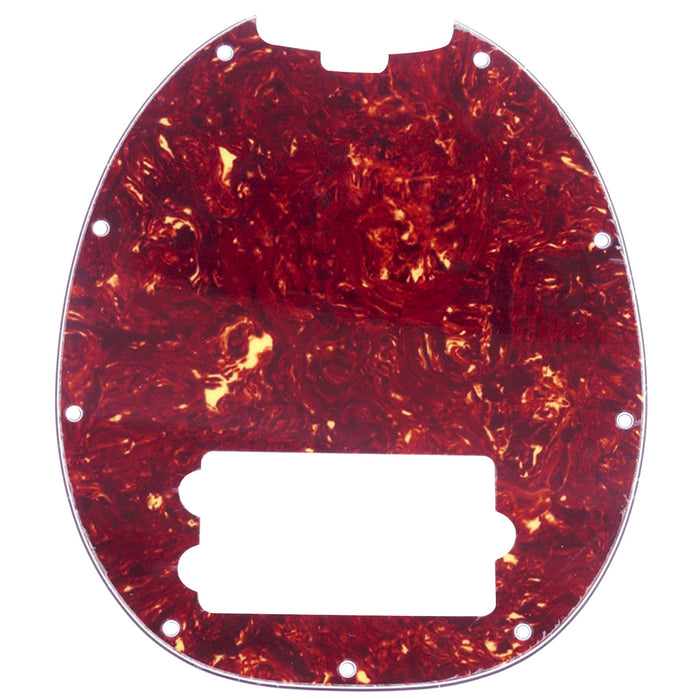 musiclily pro 9 hole bass pickguard for musicman stingray bass 3ply 4ply mx0770p, vintage tortoise
