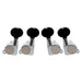 musiclily basic 2r2l sealed ukulele tuners tuning pegs keys machine heads set mx0814p