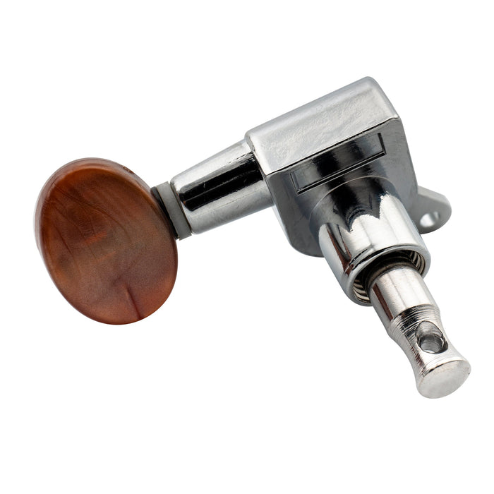 Musiclily Basic 2R2L - Juego de afinadores para ukelele sellados, clavijas, llaves y clavijeros