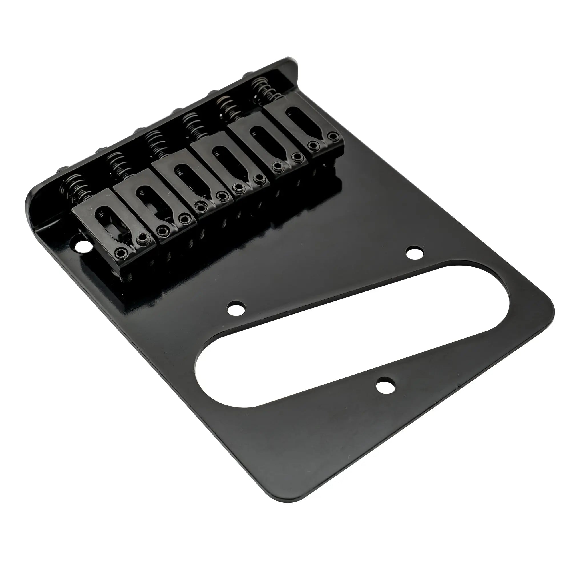 musiclily basic 54mm2 1 8 inch guitar bridge assembly with 6 saddles for tele style electric guitar mx0823p details