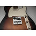 Application of musiclily basic 54mm2 1 8 inch edged guitar bridge assembly with 3 saddles for tele style guitar mx0833