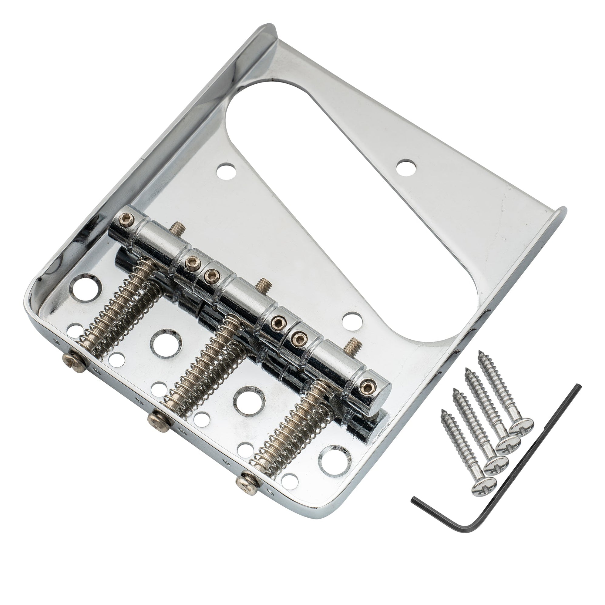 Montagem de Ponte Musiclily 54mm com 3 Selos para Guitarra Estilo Tele ...