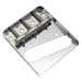 musiclily basic 54mm2 1 8 inch edged guitar bridge assembly with 3 saddles for tele style guitar mx0833 details