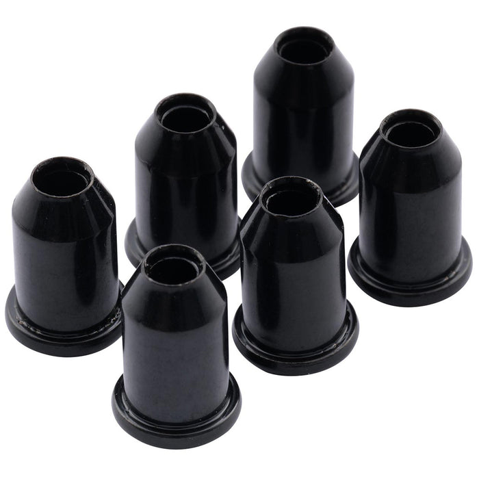 Musiclily Basic Steel Vintage Guitar Through Body Smooth String Mounting Ferrules Set of 6