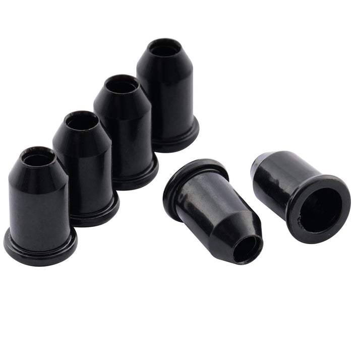 Musiclily Basic Steel Vintage Guitar Through Body Smooth String Mounting Ferrules Set of 6