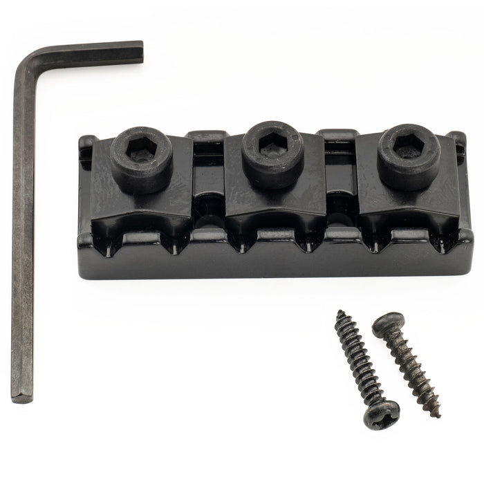 Musiclily ベーシック 43mm エレキギター用 弦固定式 ロッキングナット Floyd Rose トレモロブリッジ用