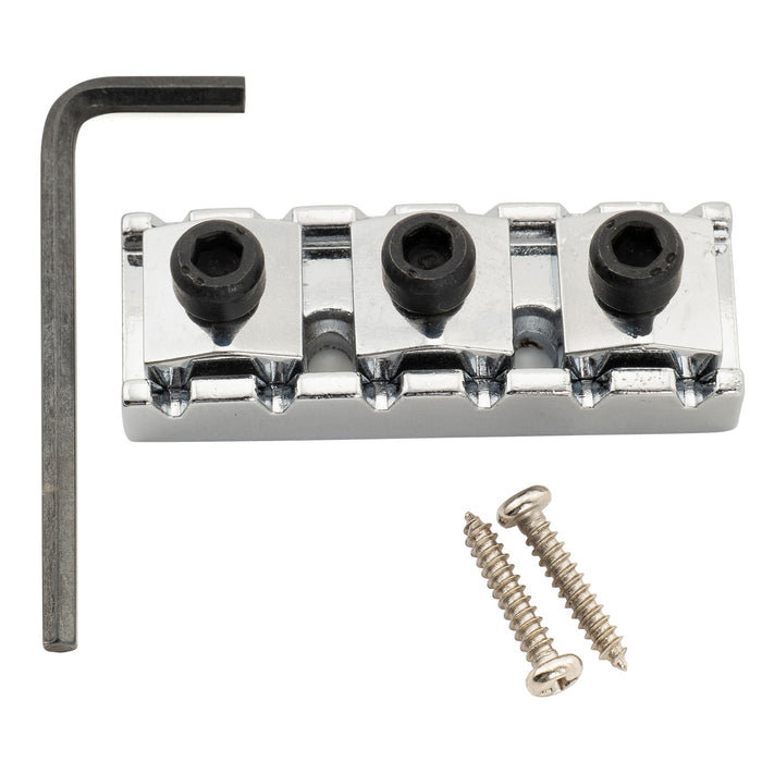 Musiclily ベーシック 43mm エレキギター用 弦固定式 ロッキングナット Floyd Rose トレモロブリッジ用