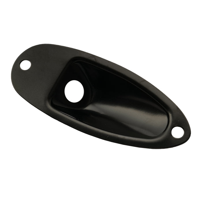 Plaques jack de sortie pour guitare électrique Musiclily Basic Steel style bateau, lot de 2