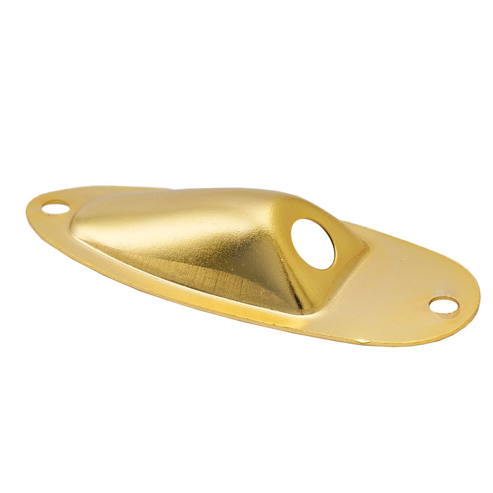 Plaques jack de sortie pour guitare électrique Musiclily Basic Steel style bateau, lot de 2