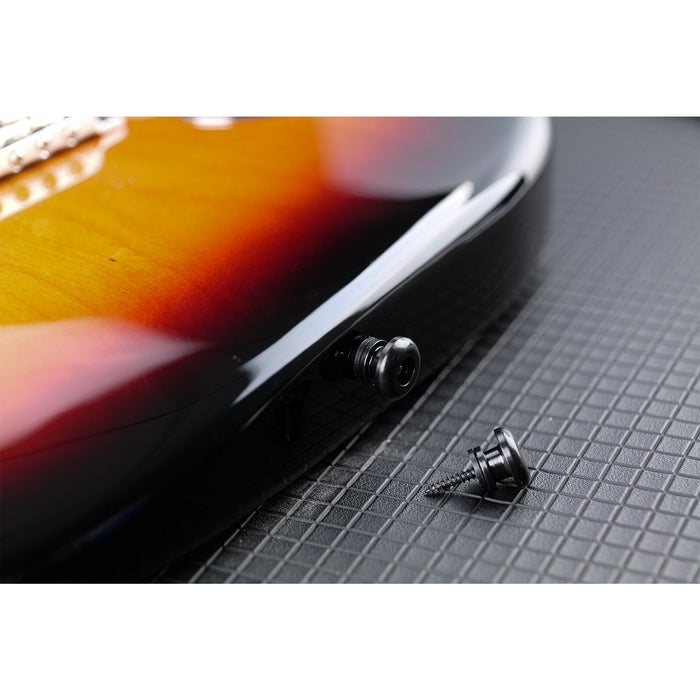 Application of musiclily basic mushroom head guitar strap buttons locks end pins mx0851 2p