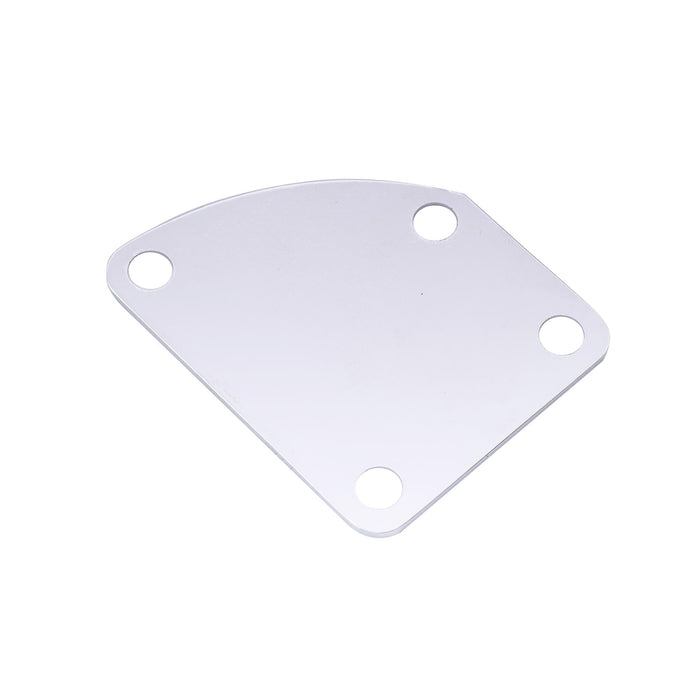 Piastra per collo di chitarra Musiclily Basic in acciaio a 4 fori curvata 