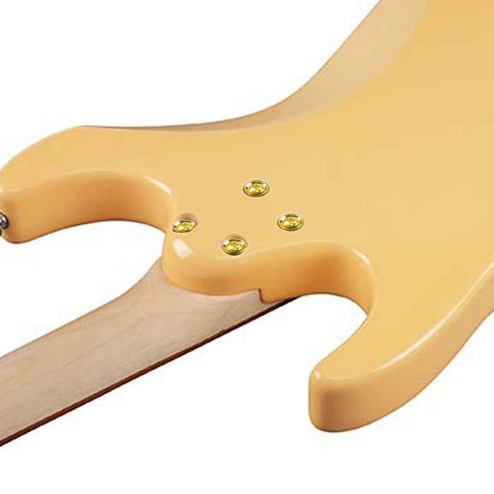 Musiclily Basic Steel Chitarra Elettrica Basso Giunti e Viti per Manico, Set di 4 