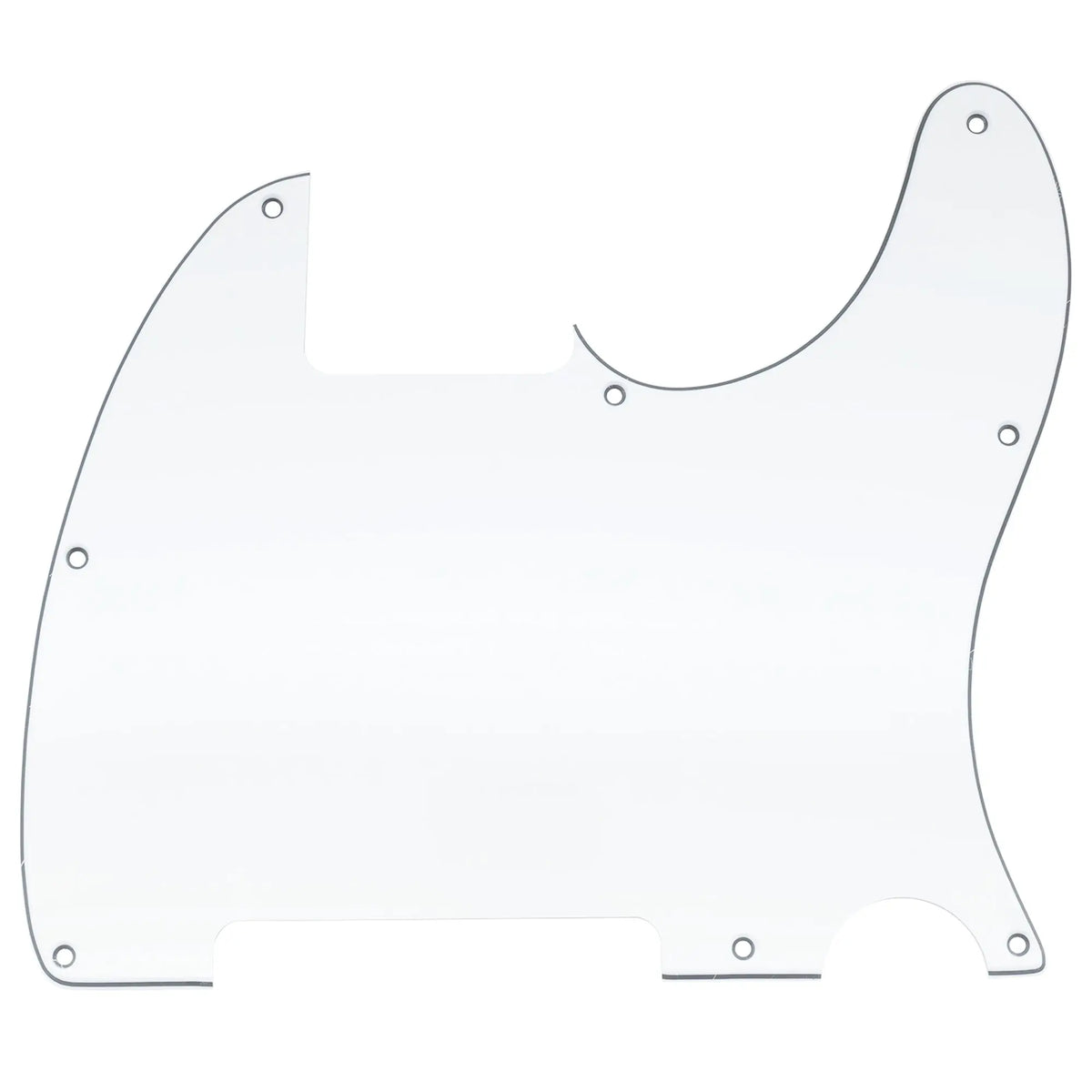 musiclily pro 8 hole tele pickguard blank for fender usa mexican standard esquire guitar 3ply 4ply mx0958p