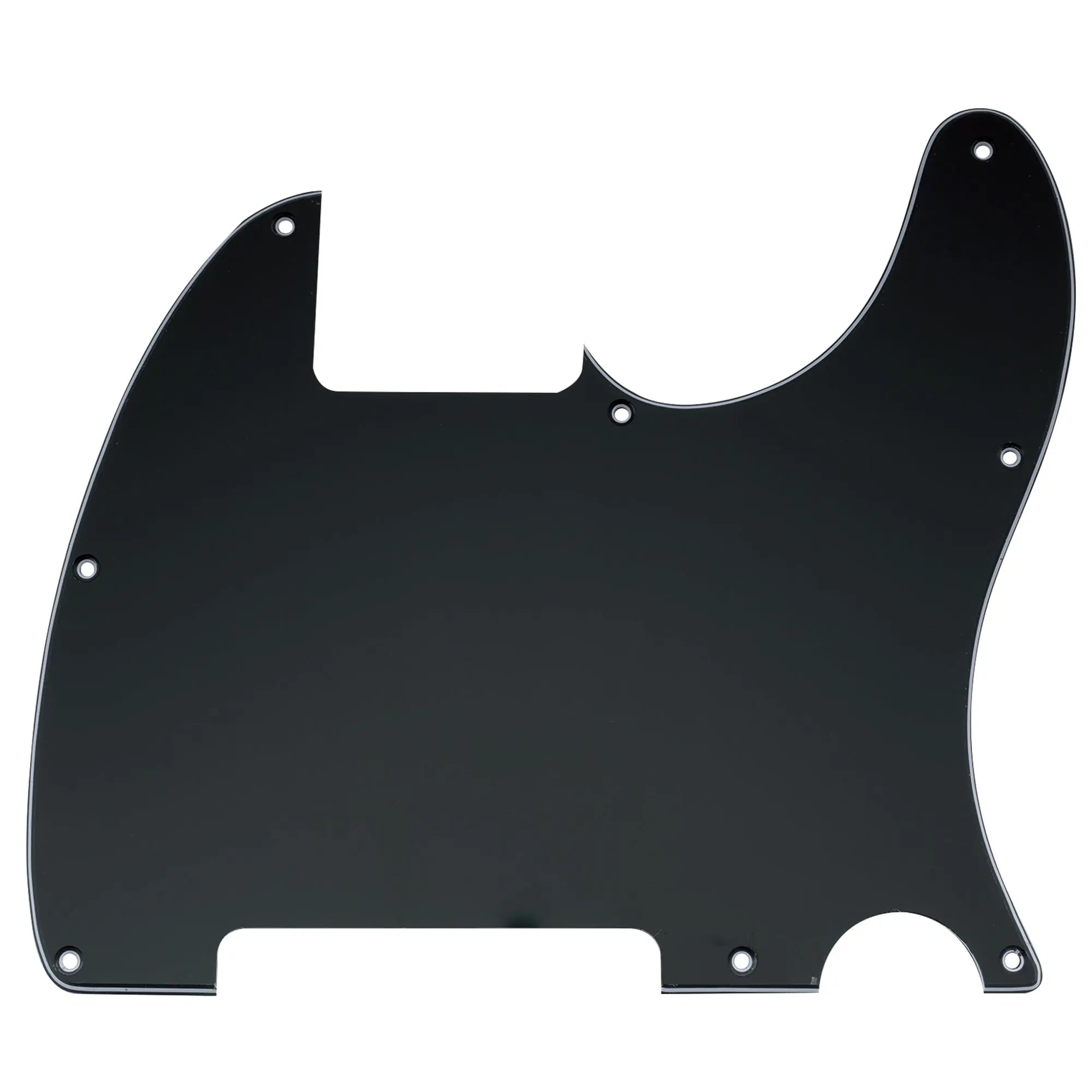 musiclily pro 8 hole tele pickguard blank for fender usa mexican standard esquire guitar 3ply 4ply mx0958p