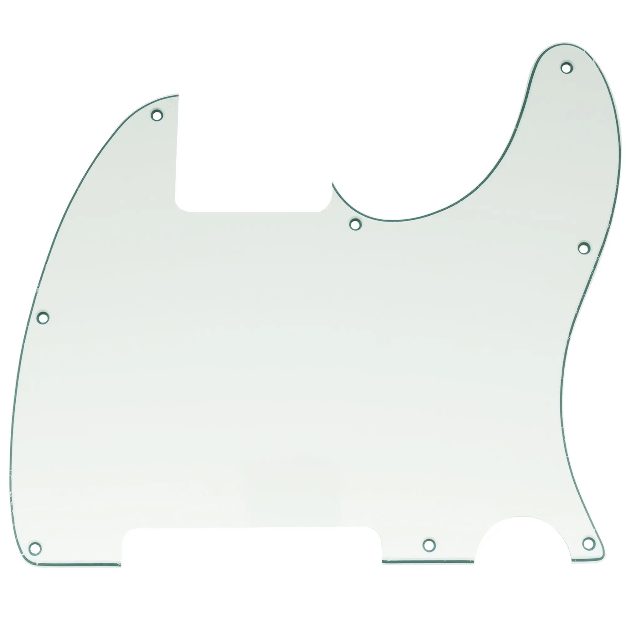 musiclily pro 8 hole tele pickguard blank for fender usa mexican standard esquire guitar 3ply 4ply mx0958p