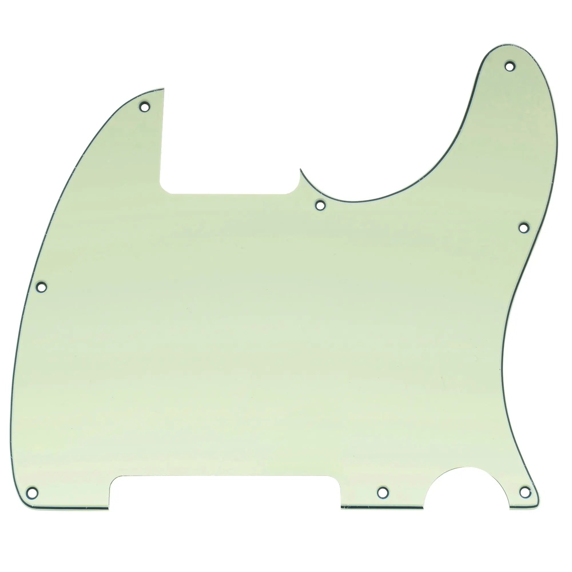 musiclily pro 8 hole tele pickguard blank for fender usa mexican standard esquire guitar 3ply 4ply mx0958p