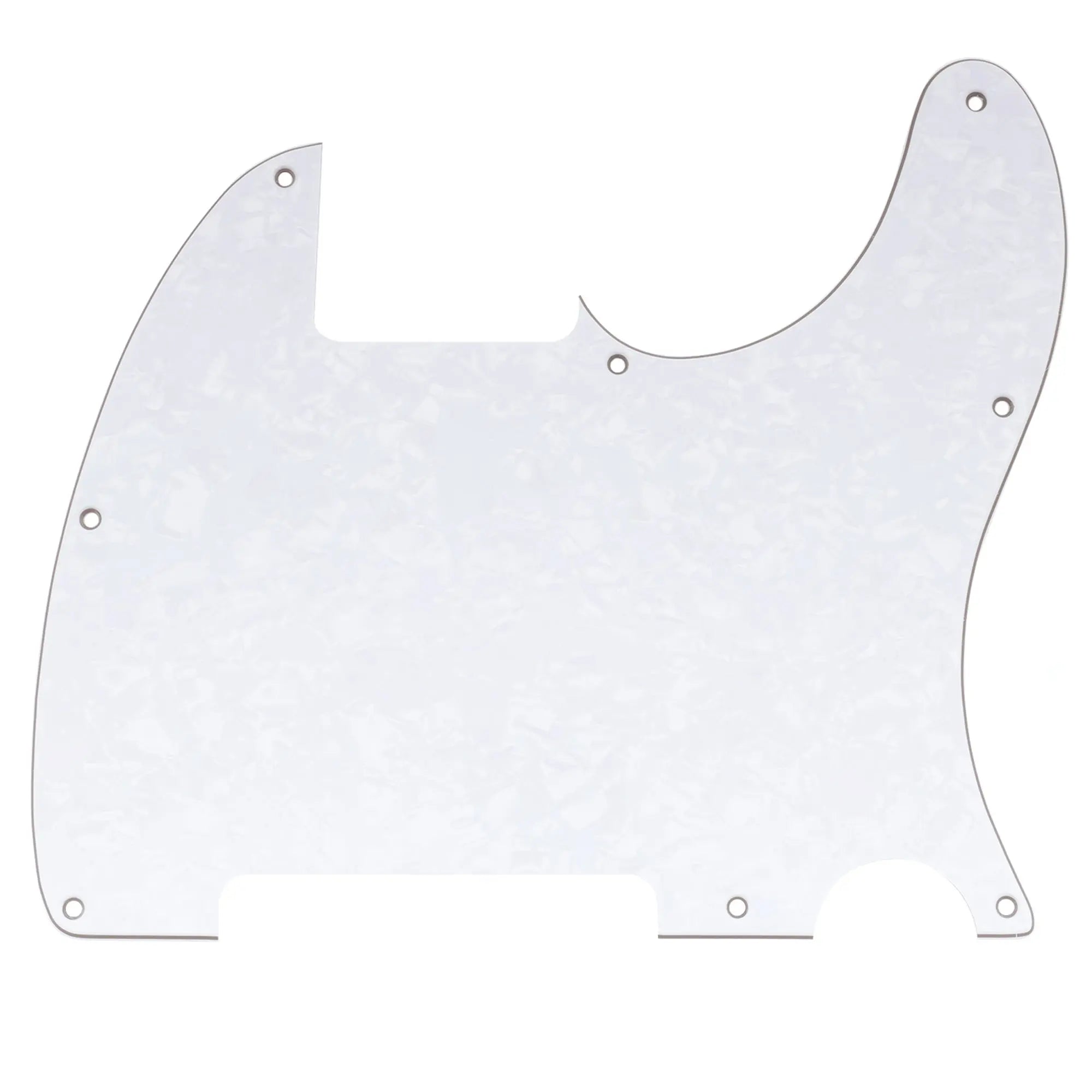 musiclily pro 8 hole tele pickguard blank for fender usa mexican standard esquire guitar 3ply 4ply mx0958p