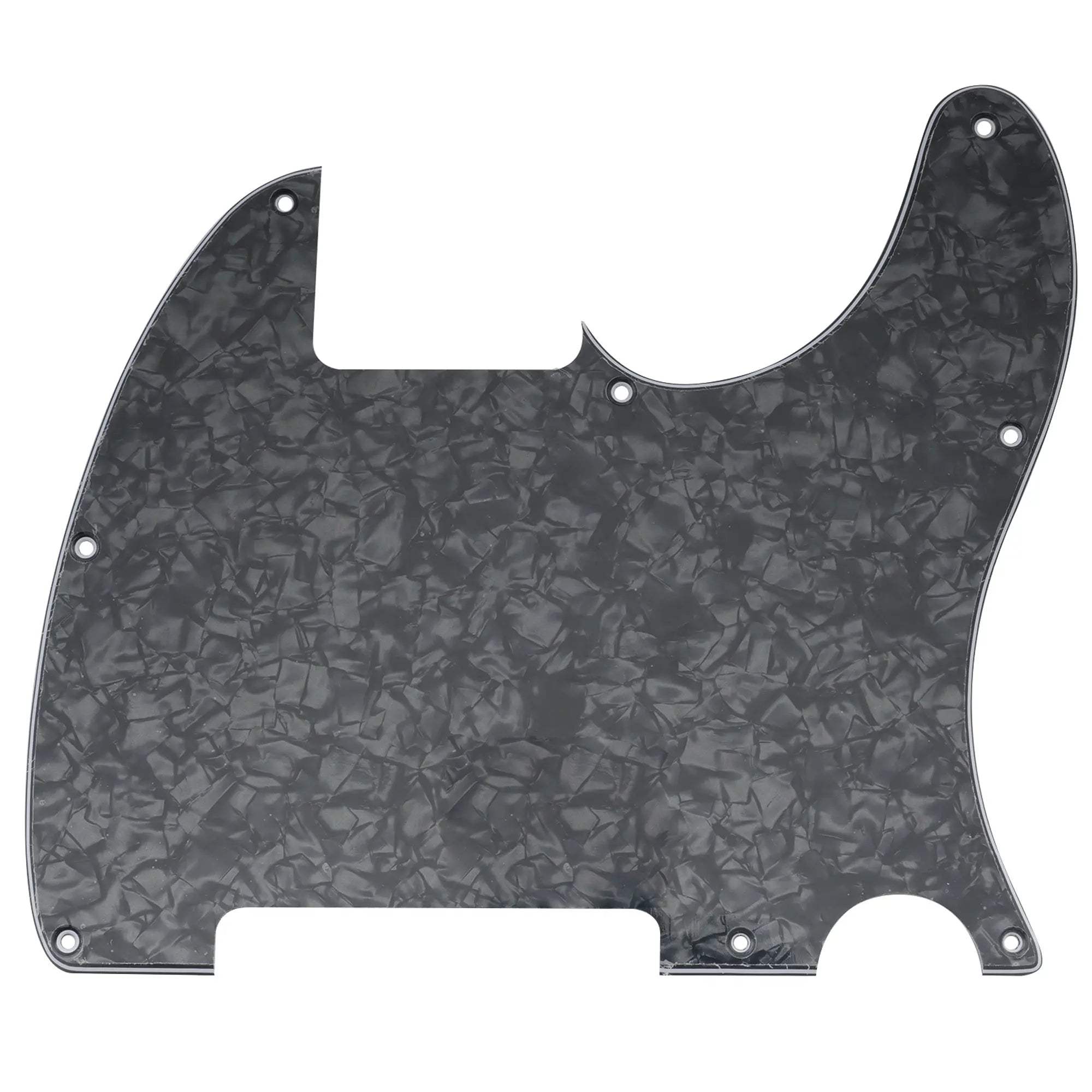 musiclily pro 8 hole tele pickguard blank for fender usa mexican standard esquire guitar 3ply 4ply mx0958p