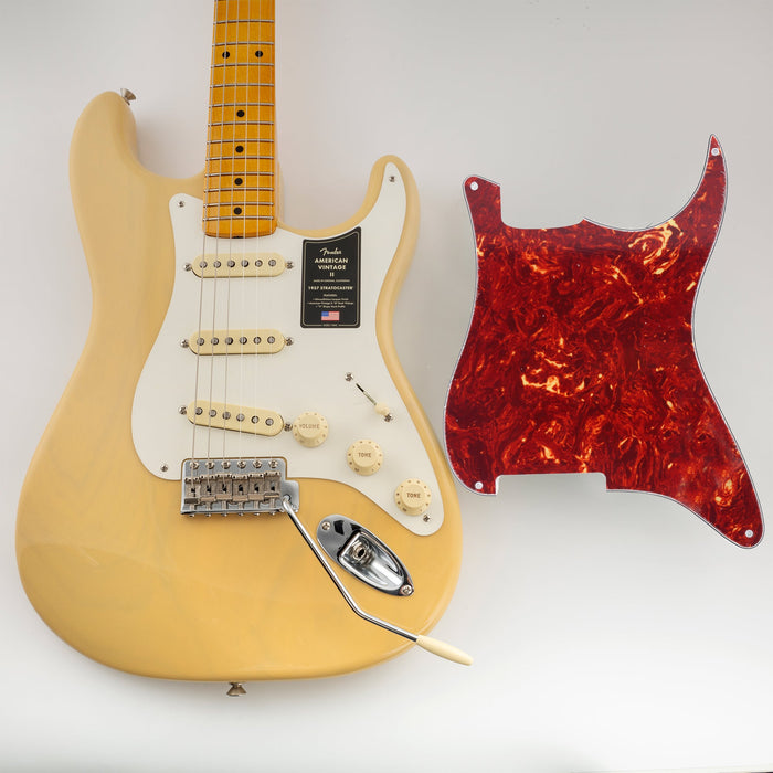 Musiclily Pro 4穴 STタイプ ピックガード材 ピックガードブランク素材 ピックガードシート Stratストラトエレキギター用 3プライ ブラック