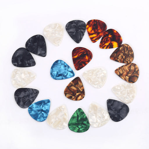 musiclily 1 5mm extra heavy gauge pearloid guitar bass picks mx1028 20