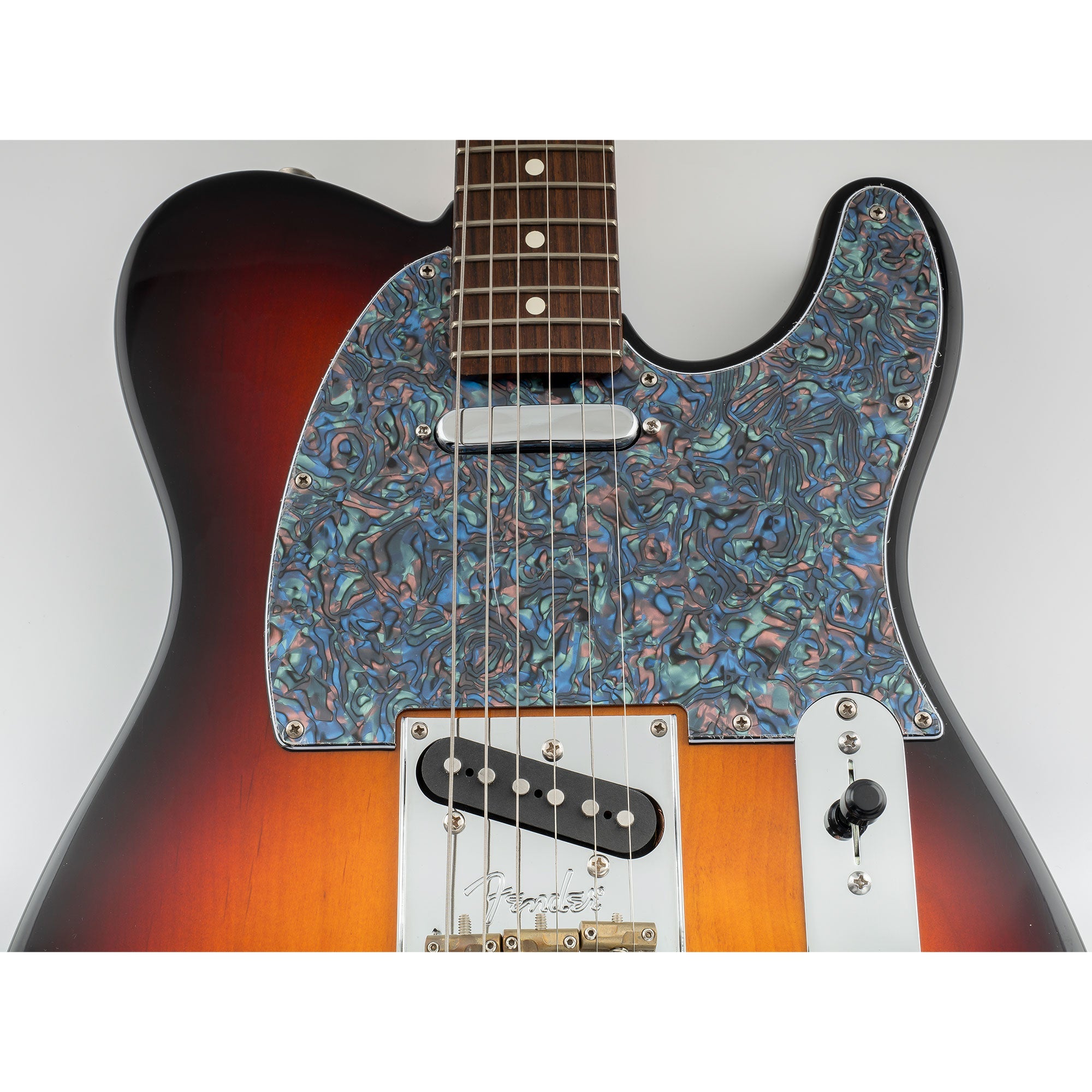 Musiclily Pro 8 Hole Tele Guitar Pickguard for USA/Mexican Made Fender Standard Telecaster Modern Style, 1/3/4 Ply