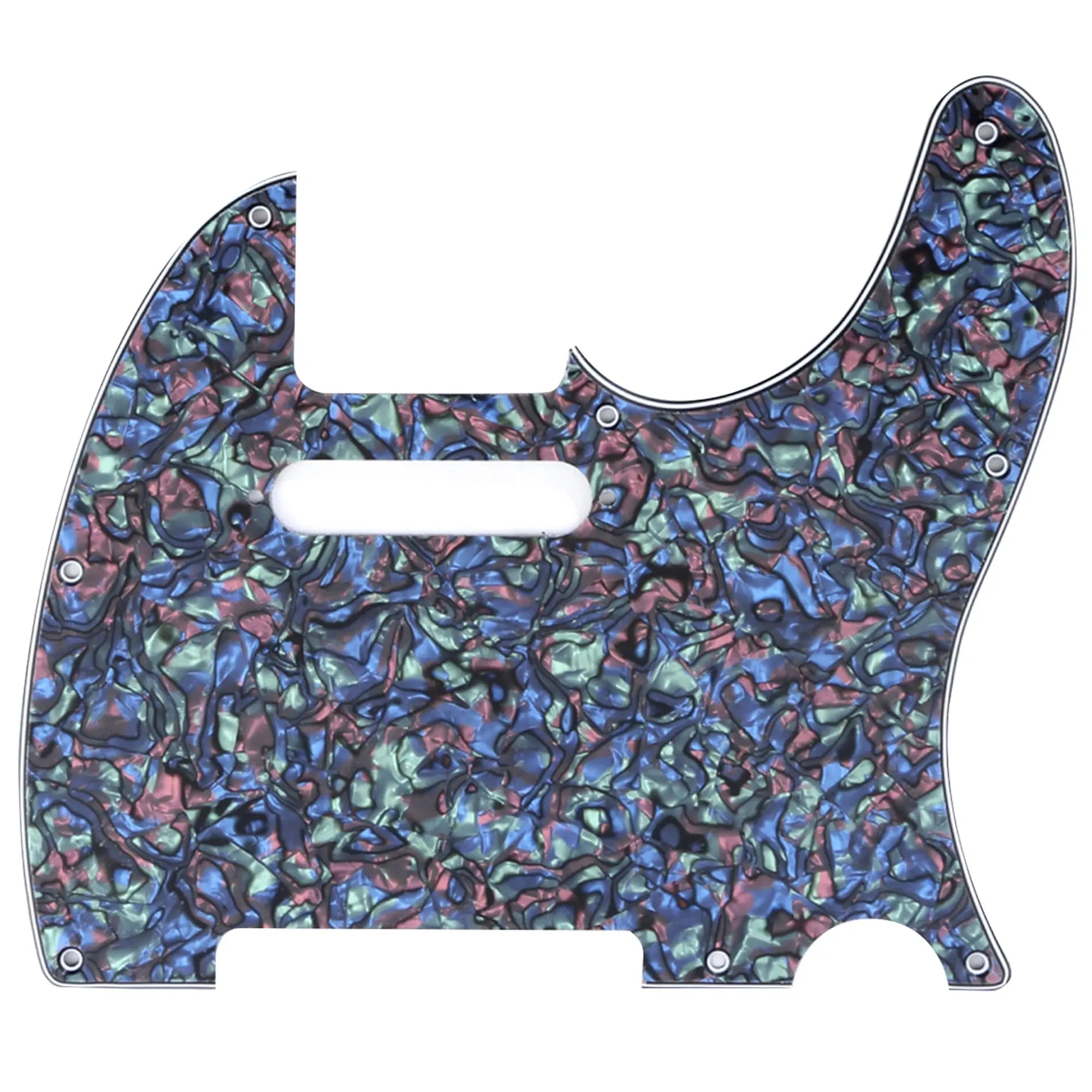 musiclily pro 8 hole tele guitar pickguard for usa mexican made fender standard telecaster modern style 1 3 4 ply mx0220p