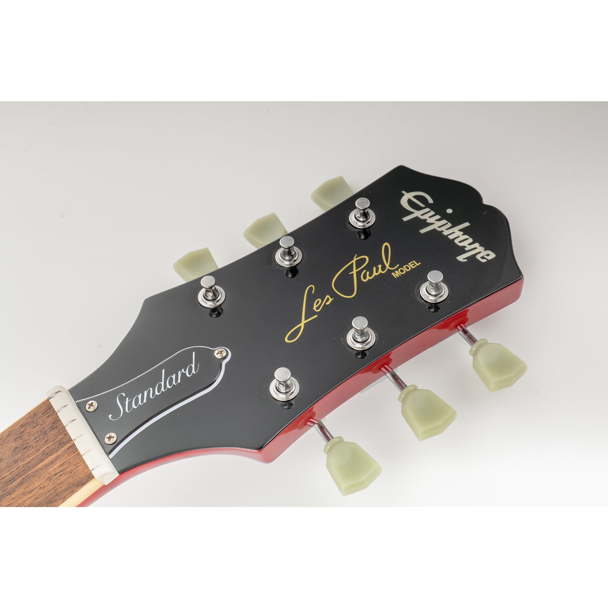 Musiclily Pro R15J-01 3R3L relación 15:1 cabezales de máquina estilo vintage semi cerrados afinadores llaves con botón de Keystone para guitarra acústica eléctrica