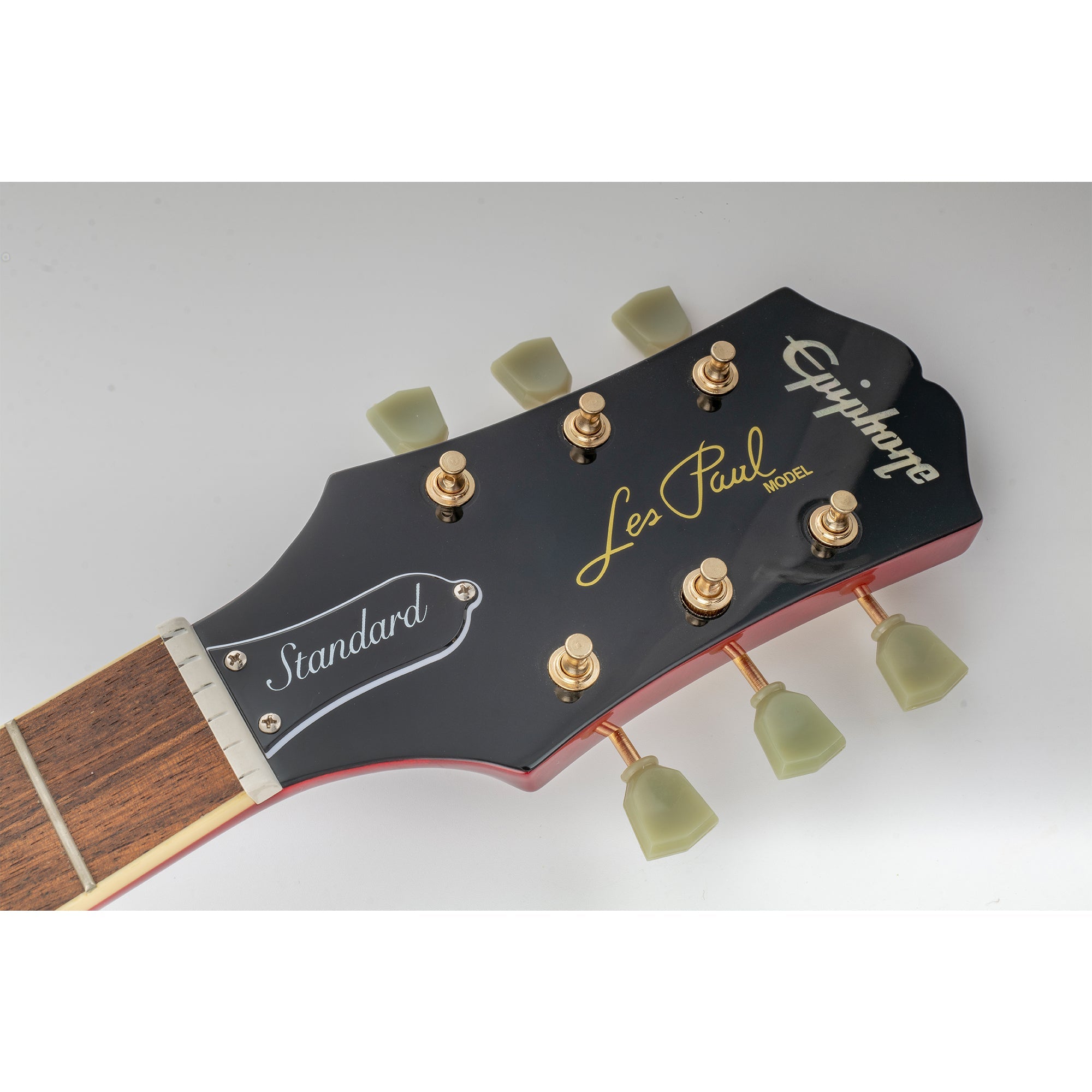 Musiclily Pro R15J-01 3R3L relación 15:1 cabezales de máquina estilo vintage semi cerrados afinadores llaves con botón de Keystone para guitarra acústica eléctrica