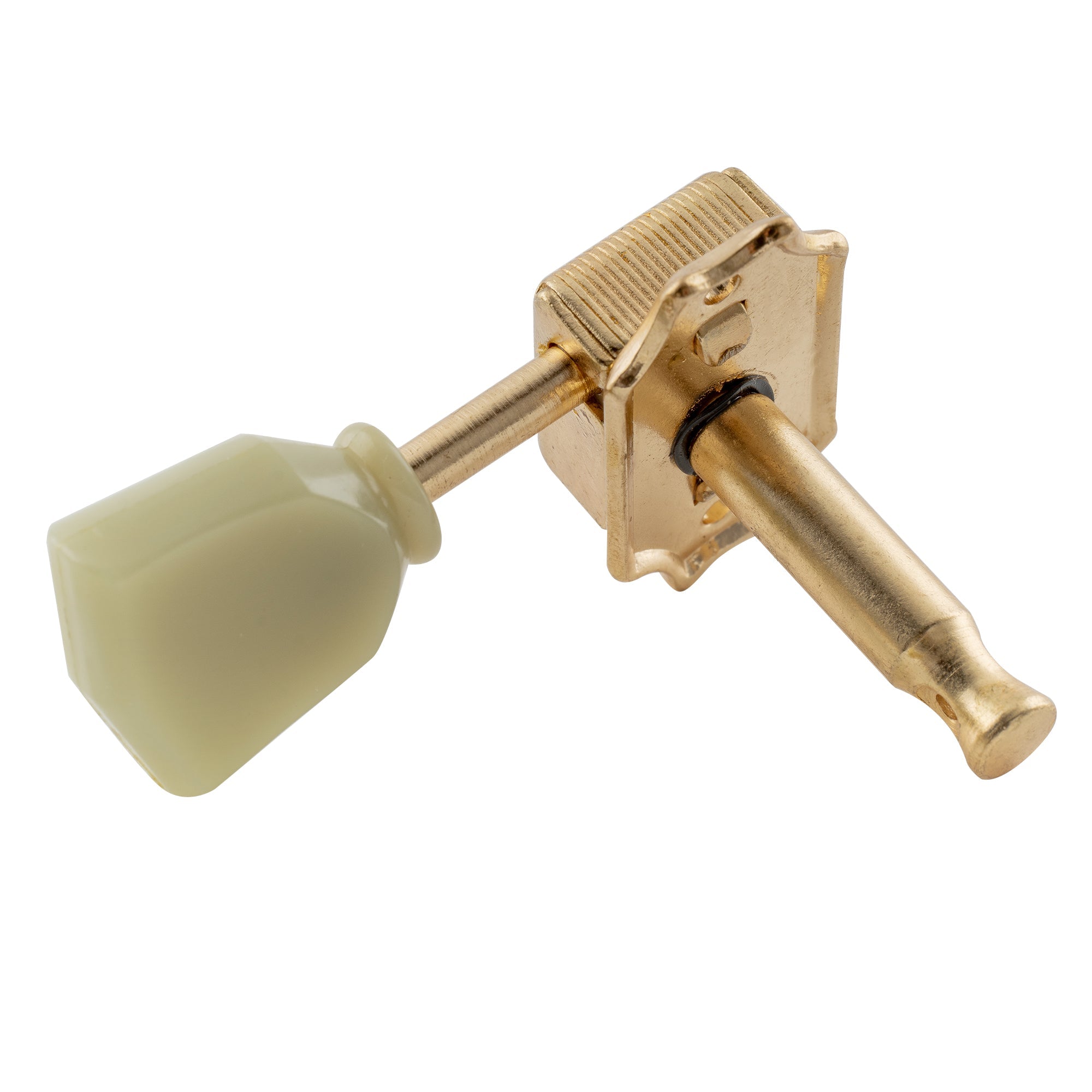 Musiclily Pro R15J-01 3R3L relación 15:1 cabezales de máquina estilo vintage semi cerrados afinadores llaves con botón de Keystone para guitarra acústica eléctrica