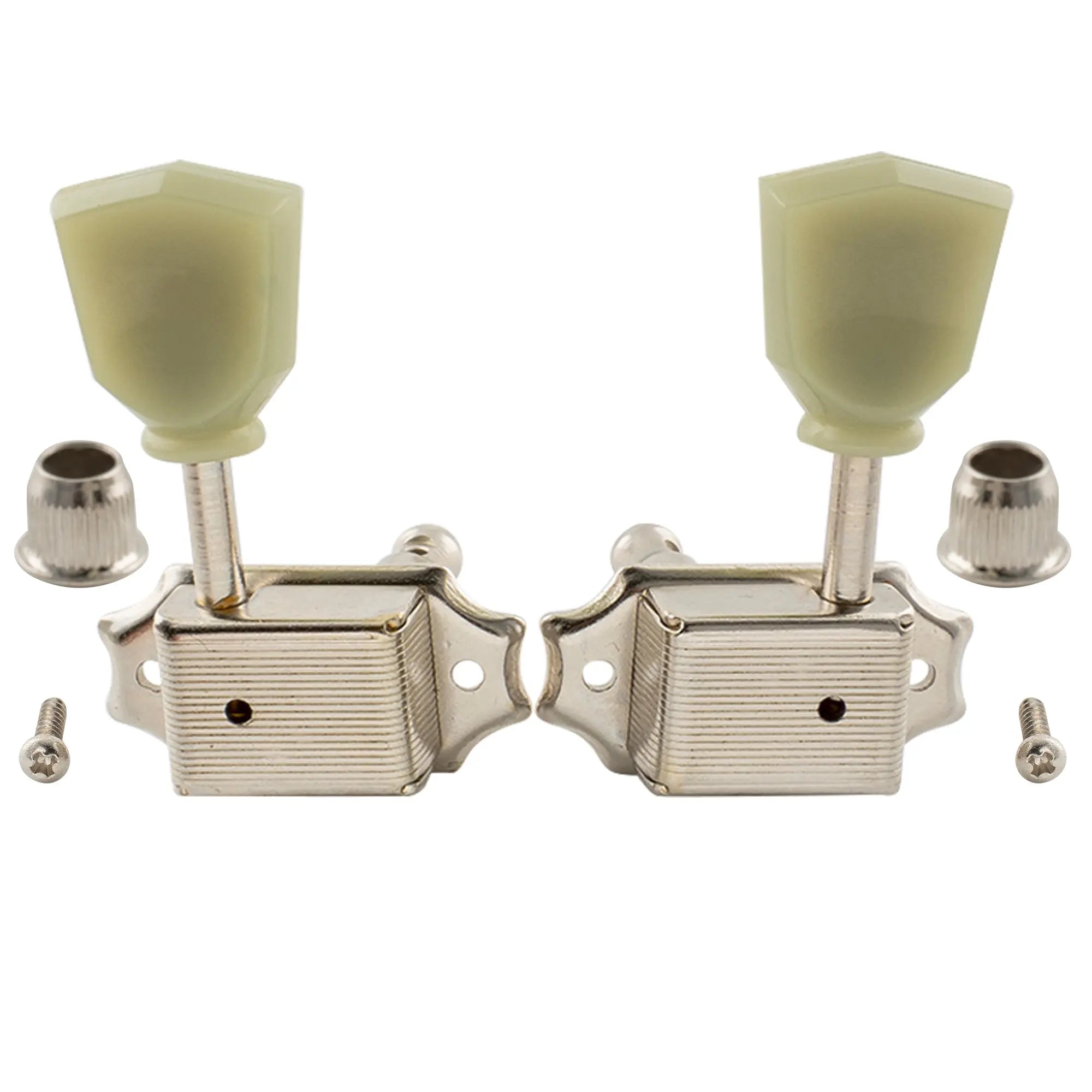 Part of musiclily pro 3r3l 15 1 ratio acoustic electric guitar machine heads semi closed tuning pegs keys tuners vintage style mx1103p