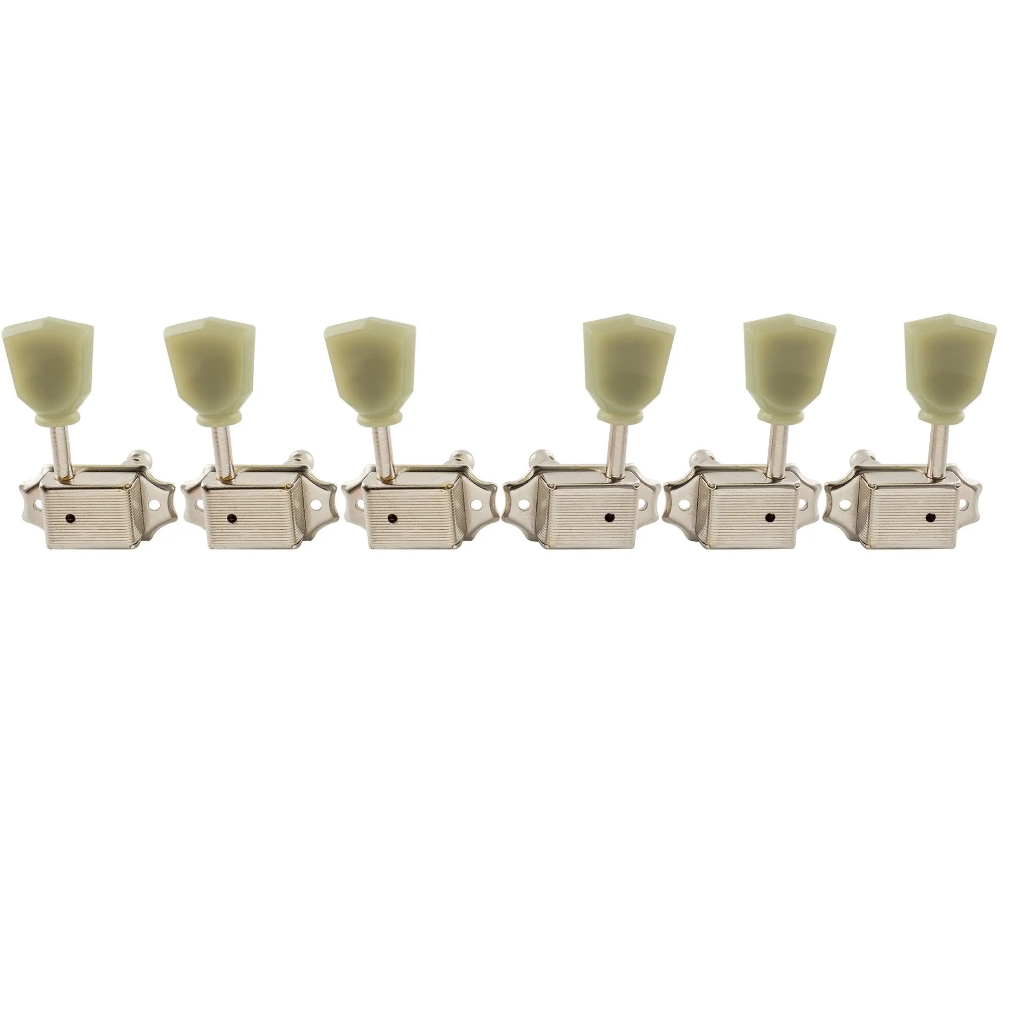 musiclily pro 3r3l 15 1 ratio acoustic electric guitar machine heads semi closed tuning pegs keys tuners vintage style mx1103p