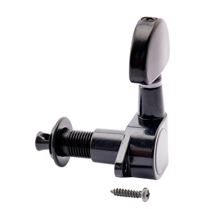 Usage show of musiclily pro 10mm standard bushing and 14mm washer set for modern electric guitar full sealed tuners tuning pegs machine heads mx1134 6mx1135 6p