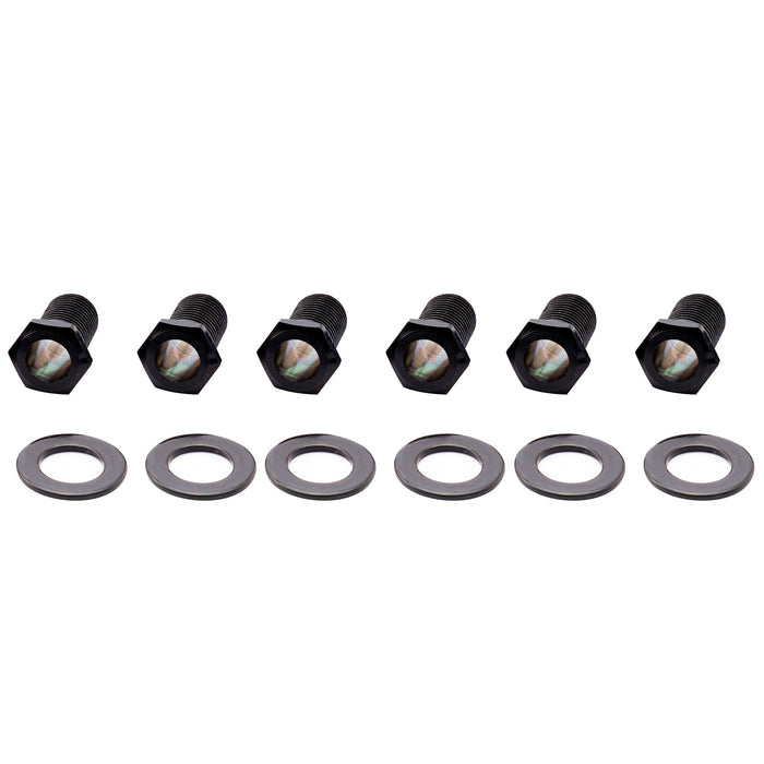 detail of musiclily pro 10mm standard bushing and 14mm washer set for modern electric guitar full sealed tuners tuning pegs machine heads mx1134 6mx1135 6p