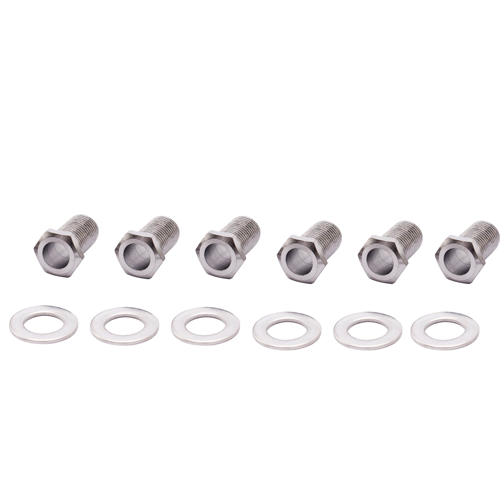 Musiclily Pro - Juego de 6 bujes estándar de 10 mm y arandelas de 14 mm para guitarra eléctrica moderna, clavijas de afinación selladas y clavijeros.