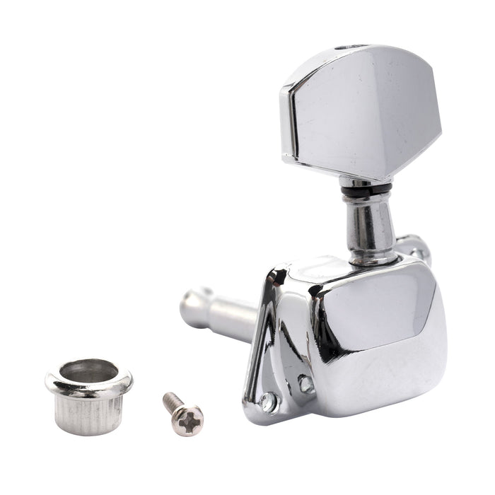 Musiclily Pro 8mm ペグブッシュ クルーソンタイプ エレキギターのチューニングペグマシンヘッド用 ブラック(6個セット)