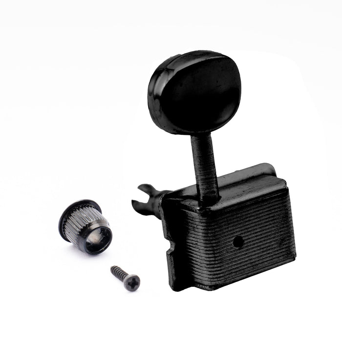 Musiclily Pro 8.8mm ビンテージペグブッシュ エレキギターのチューニングペグマシンヘッド用 ブラック(6個セット)