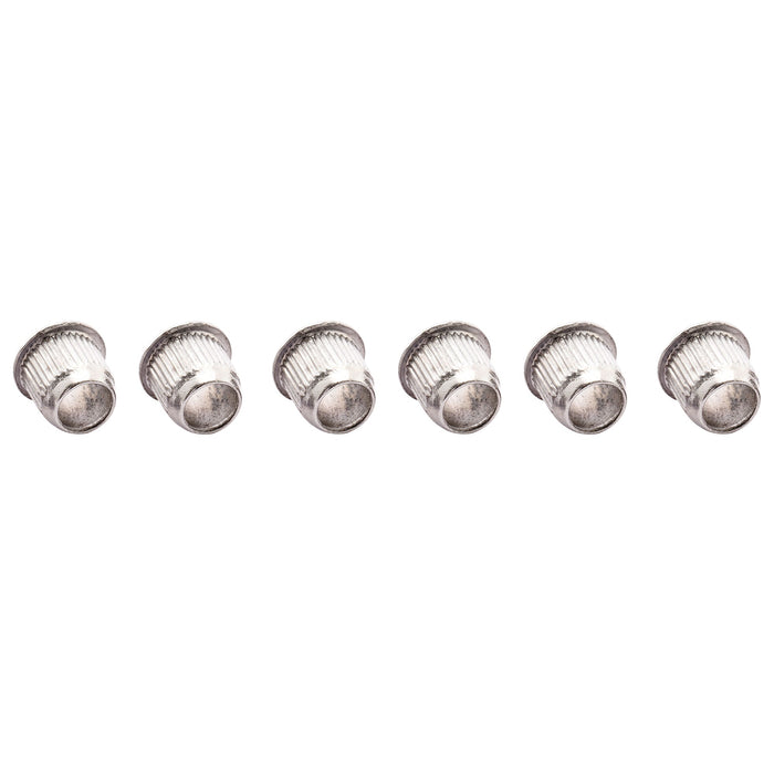 Musiclily Pro 8.8mm ビンテージペグブッシュ エレキギターのチューニングペグマシンヘッド用 ブラック(6個セット)