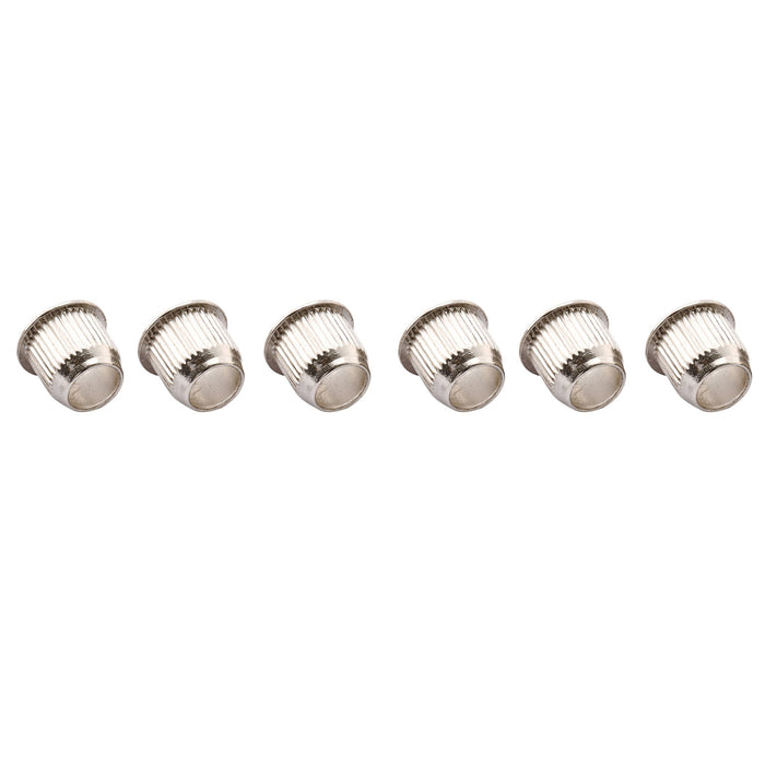 Musiclily Pro 8.8mm ビンテージペグブッシュ エレキギターのチューニングペグマシンヘッド用 ブラック(6個セット)