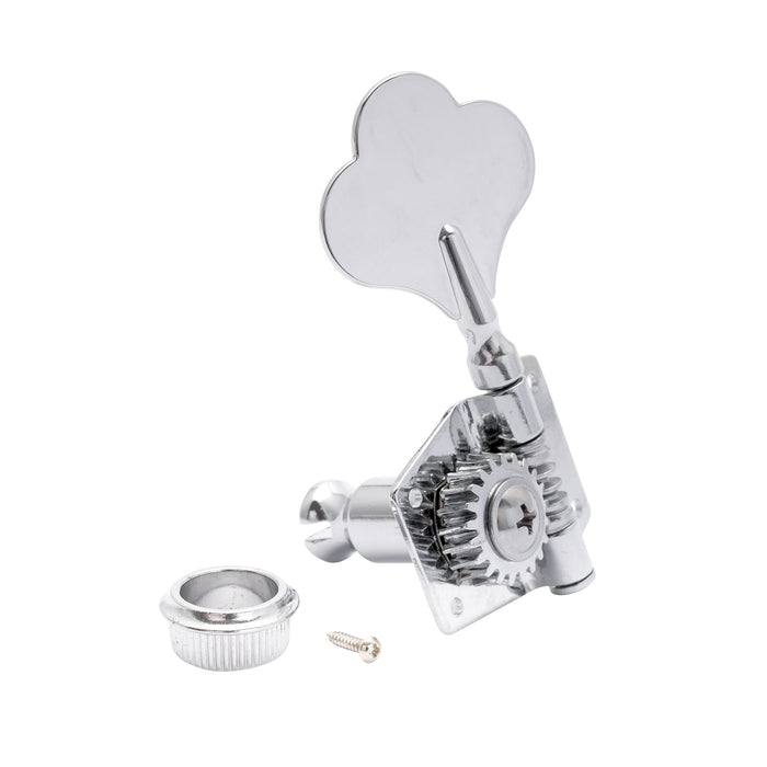 Musiclily Pro 18mm ペグブッシュ オープンスタイル エレキベースのチューニングペグマシンヘッド用 ブラック(4個セット)