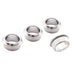 musiclily pro 18mm bushing for electric bass open style tuners tuning pegs machine heads mx1143 4p, chrome
