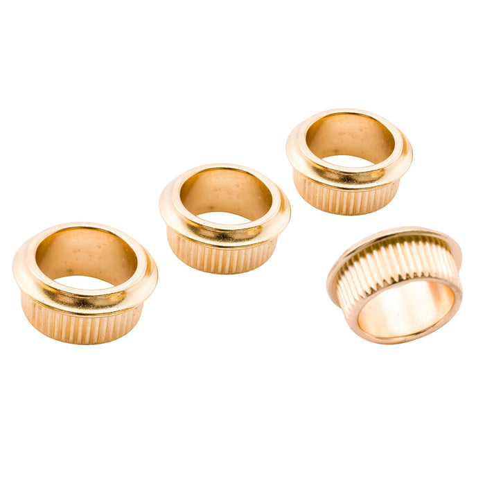 musiclily pro 18mm bushing for electric bass open style tuners tuning pegs machine heads mx1143 4p, gold