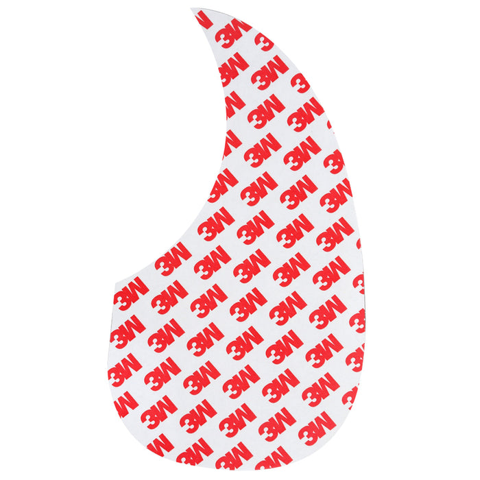 Part of musiclily pro left handed self adhesive teardrop acoustic guitar pickguard for martin d28 style guitar mx1146bk