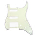 musiclily pro hss 11 hole guitar strat pickguard for fender usa mexican made standard stratocaster modern style 1 3 4 ply mx0310p, mint ivory color